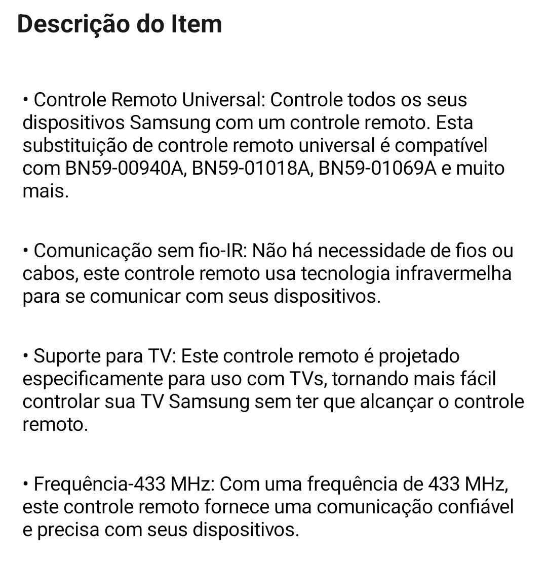 Comando de TV Samsung QLED , 4K Smart TV