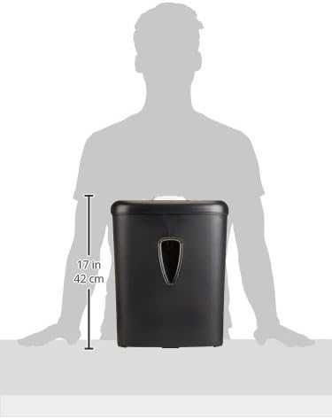 Amazon Basics Niszczarka do dokumentów do 7 – 8 arkuszy