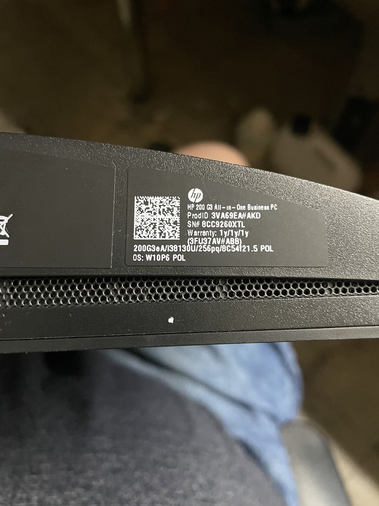 Hp 200 G3 all in one