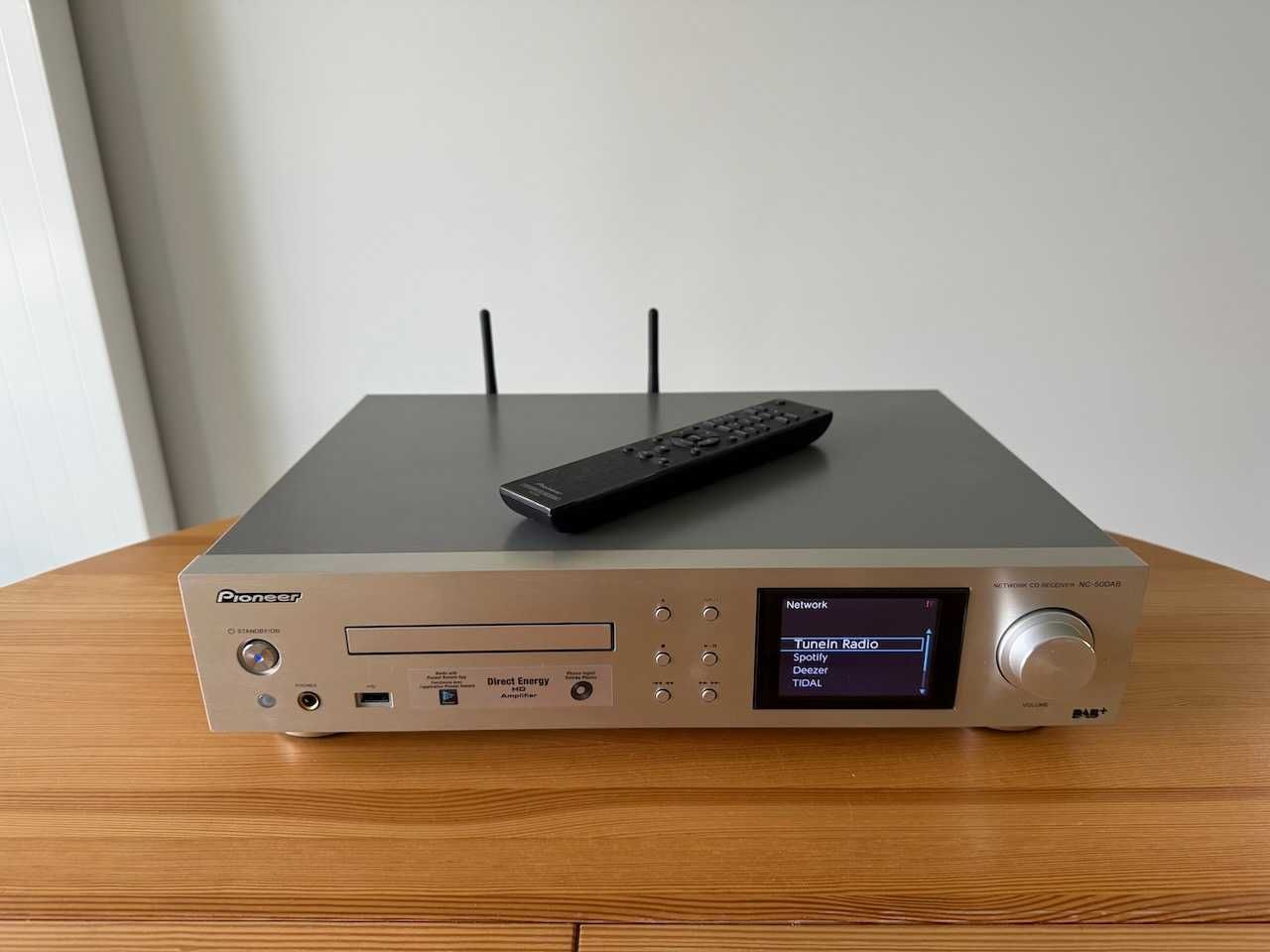 Pioneer NC-50DAB sieciowy wzmacniacz amplituner stereo z odtwarzaczem