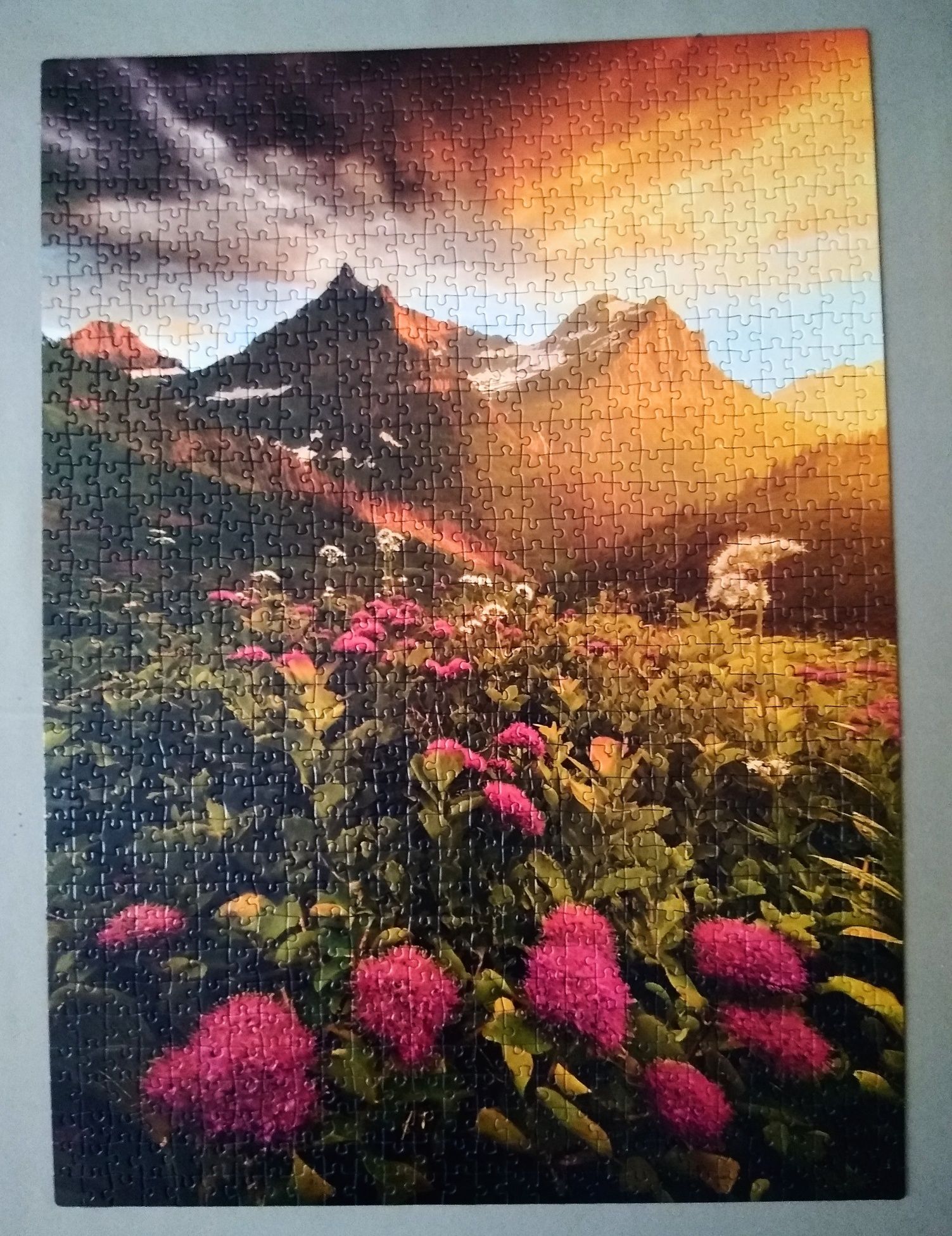 Puzzle 1000, kraobraz górski, kompletne