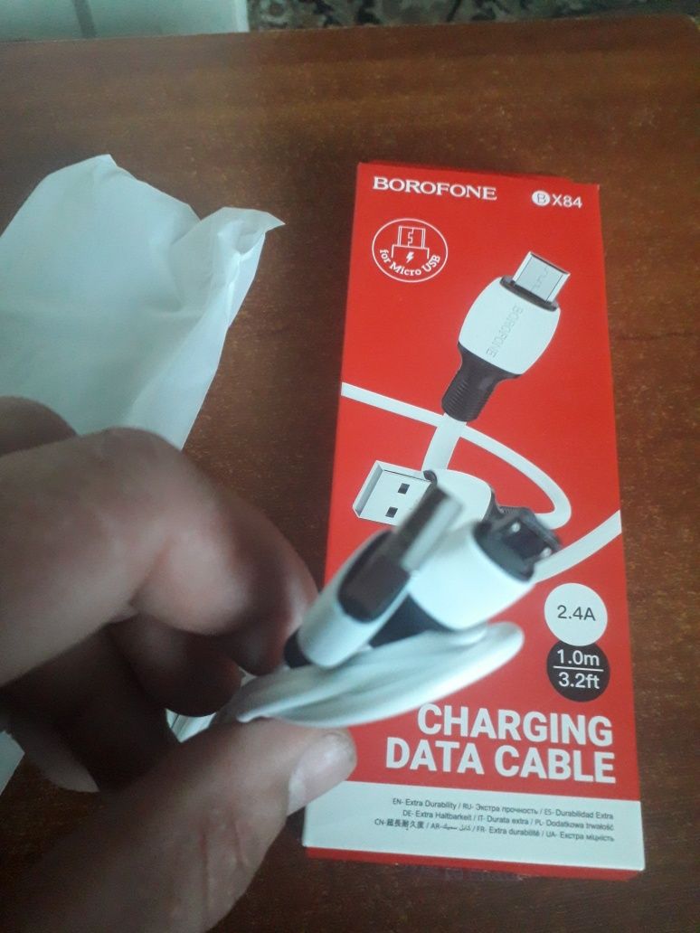 Кабель для зарядки MicroUSB Android BOROFONE BX84 |1м|