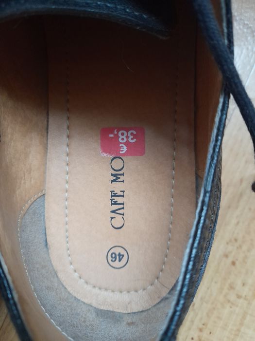 Чоловічі туфлі Cafe moda Италия 46р. Оригінал. 100% натуральна шкіра