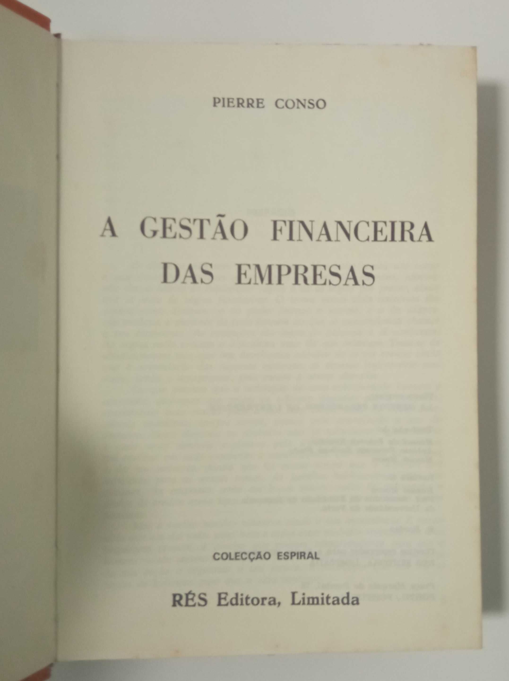 A Gestão Financeira das Empresas, de Pierre Conso