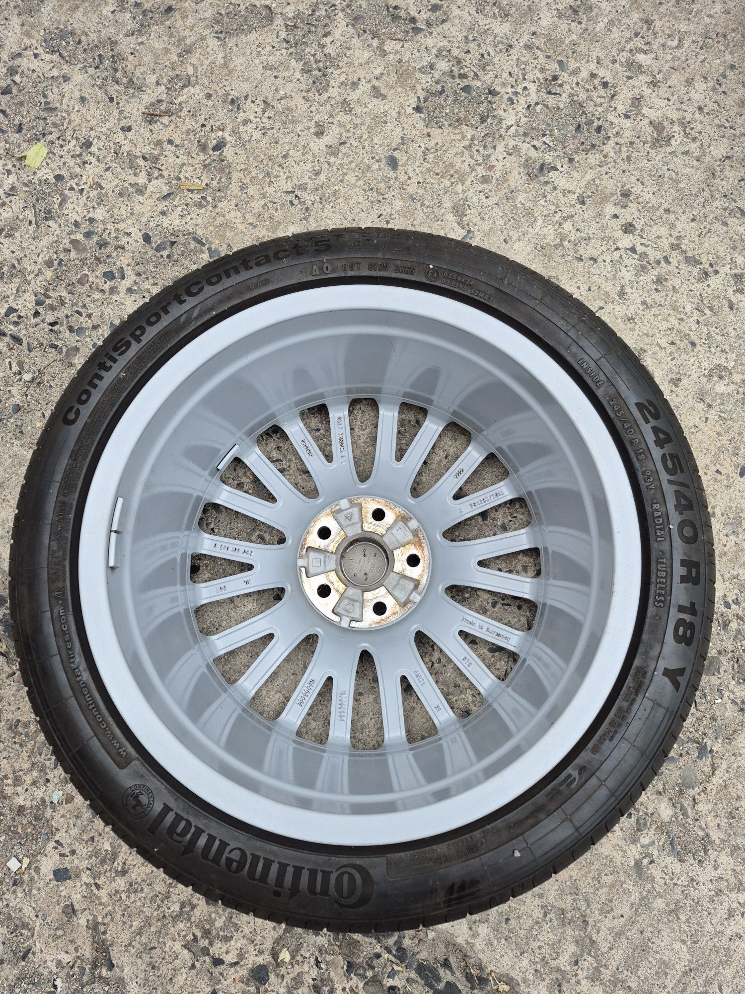 R18 alufelgi  4x 18 8.5J ET 50 5x112 Audi nienaprawiane orginal