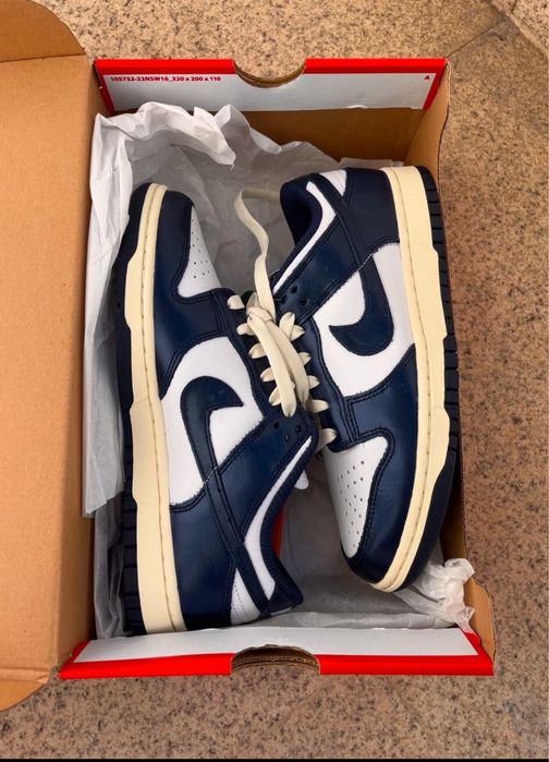 Nike Dunk Vintage Navy mulher tam. 39