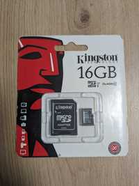 Карта памяти Kingston 16GB microSDHC новая
