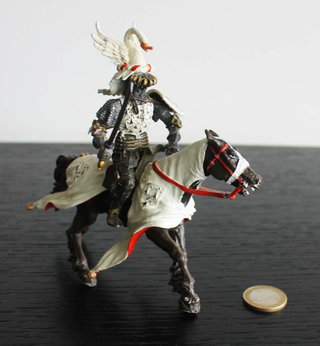 Figura Cavaleiro e cavalo Medieval Duque da Bretanha em PVC da Playtoy