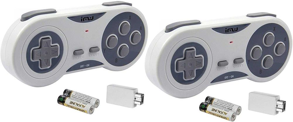 SELADOS! 2x Comando jogos sem fio p NES, Super NES Classic Edition