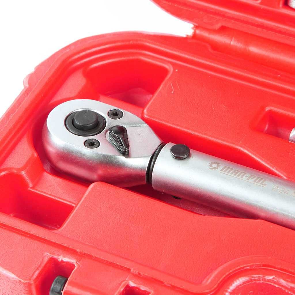 KLUCZ DYNAMOMETRYCZNY 1/4″ 2-24Nm Zestaw Walizka