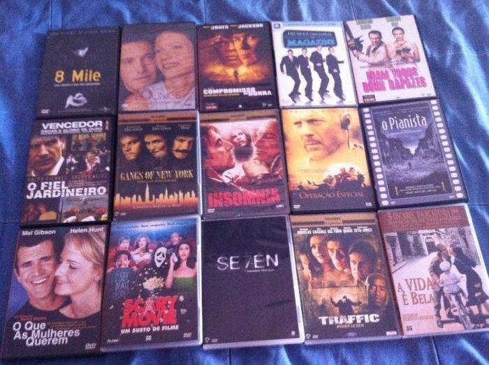 11 dvd's originais