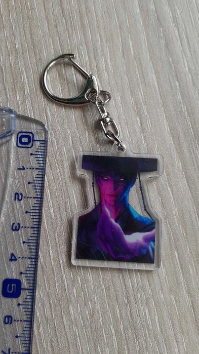 Saja Boys porta chaves acrílico kpop demon hunters