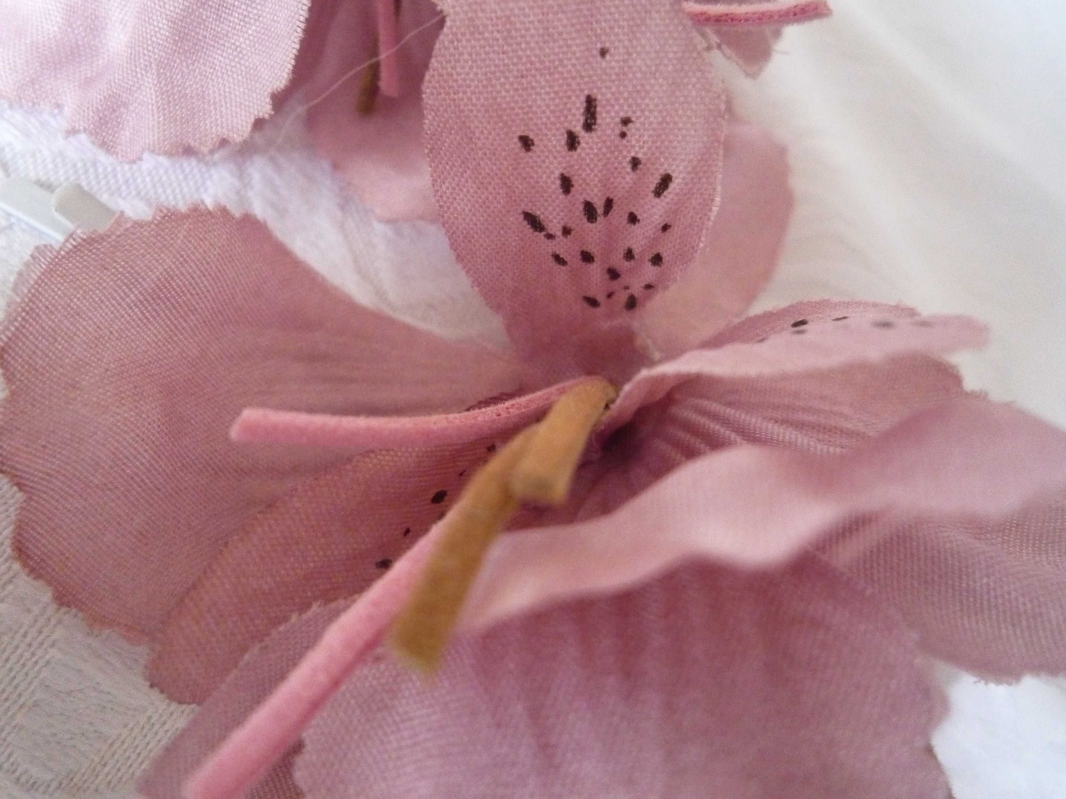 Винтаж заколка невидимка украшение для волос пара цветы пудровая лилия