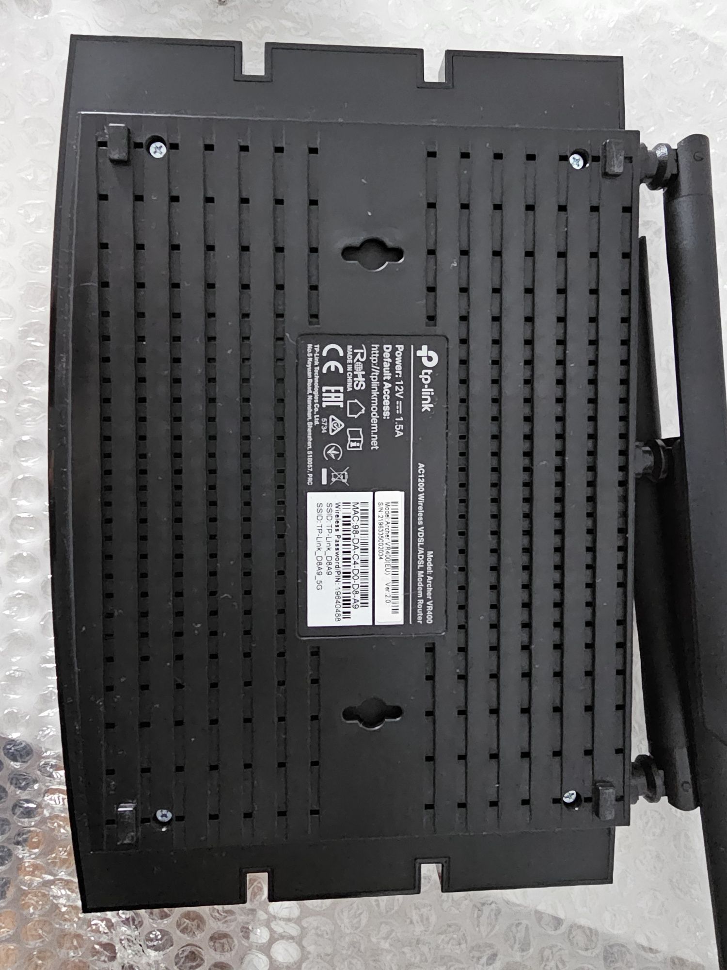 Modem router tp-link Archer VR400 AC1200