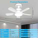 Wentylator sufitowy wiatrak z lampa LED