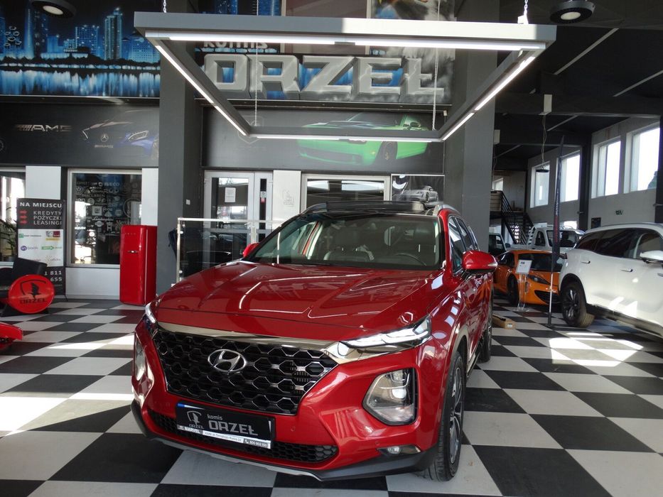 Hyundai Santa Fe Salon PL/Hak/Panorama/4X4/Skóra/Automat/HUD/BT/Carplay/Kam.360