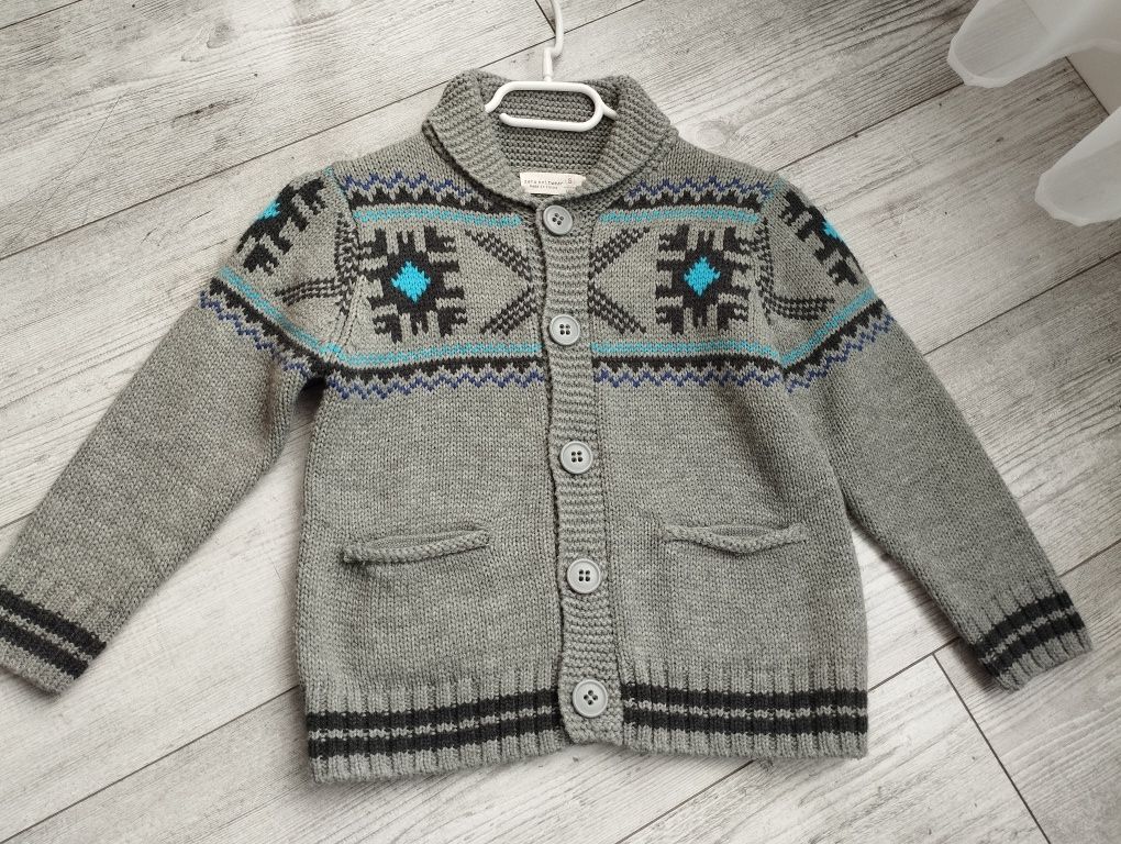 Sweter Zara chłopiec 122 cm
