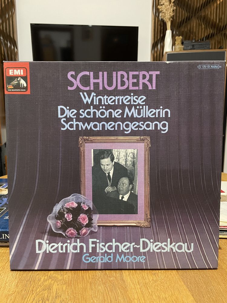 Schubert Winterreise Fischer-Dieskau Moore, winyle 3szt. 12”, EX