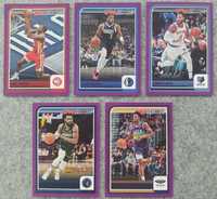 5 kart NBA 2023-24 Hoops Purple Capela Hardy Rose Conley Jones