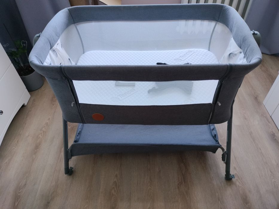 Sprzedam łóżeczko/dostawkę Lionelo Leonia Plus Grey Stone 3w1