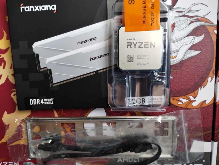 SOYO B550M ARGB + Ryzen 5 5600 (6/12 3.5-4.4GHz) + 32GB DDR4 3600MHz