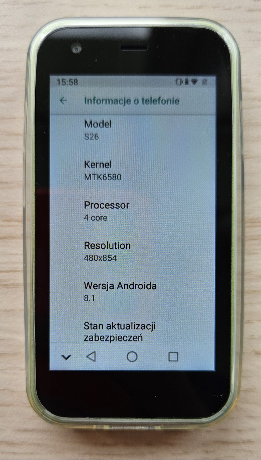 Micro smartfon s26