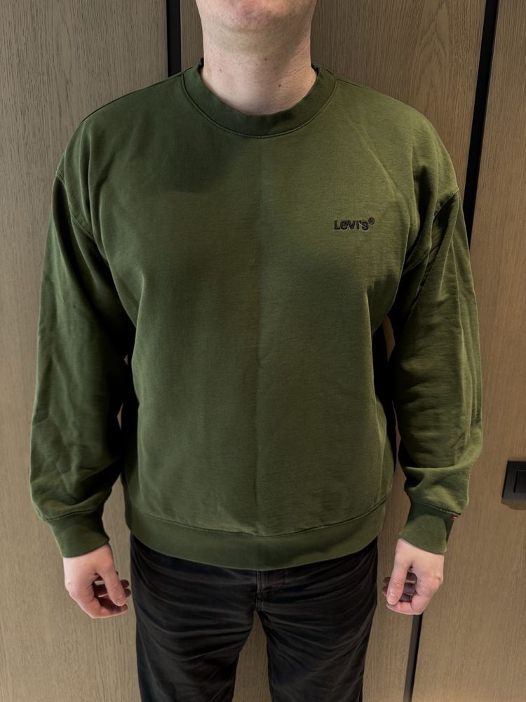 Кофта Світшот Levis Relaxed Розмір L-XL Зелена Оригінал Левіс