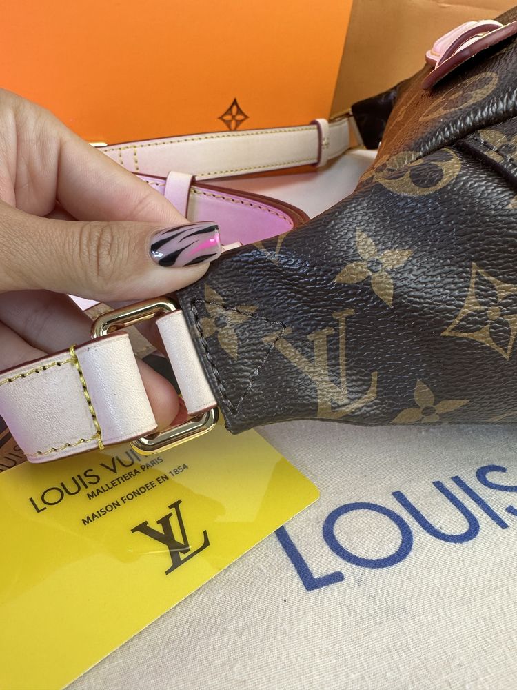 Nerka saszetka Louis Vuitton Bumbag biodrówka na pas na ramię skórzana