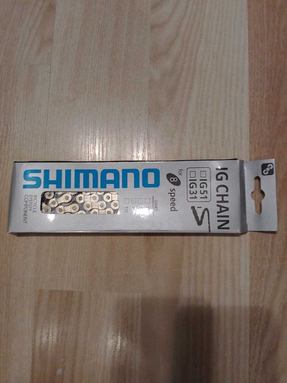 Ланцюг "SHIMANO" IG 51/116.   1/2*3/32 для велосипеда