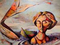 Luzia Lage, pintura original
Sobre tela assinada frente e verso.
Dimen