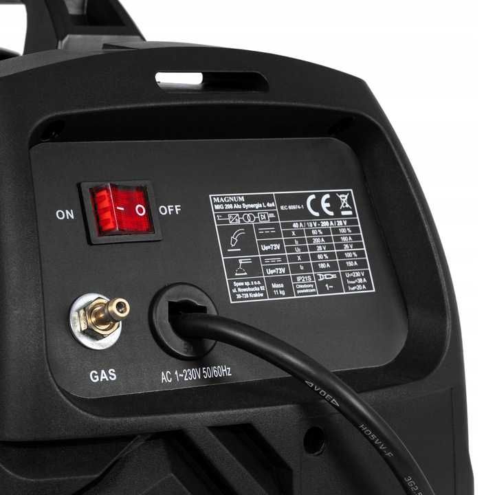 Spawarka migomat Magnum MIG 208 ALU Synergia MMA TIG 200A ALUMINIUM