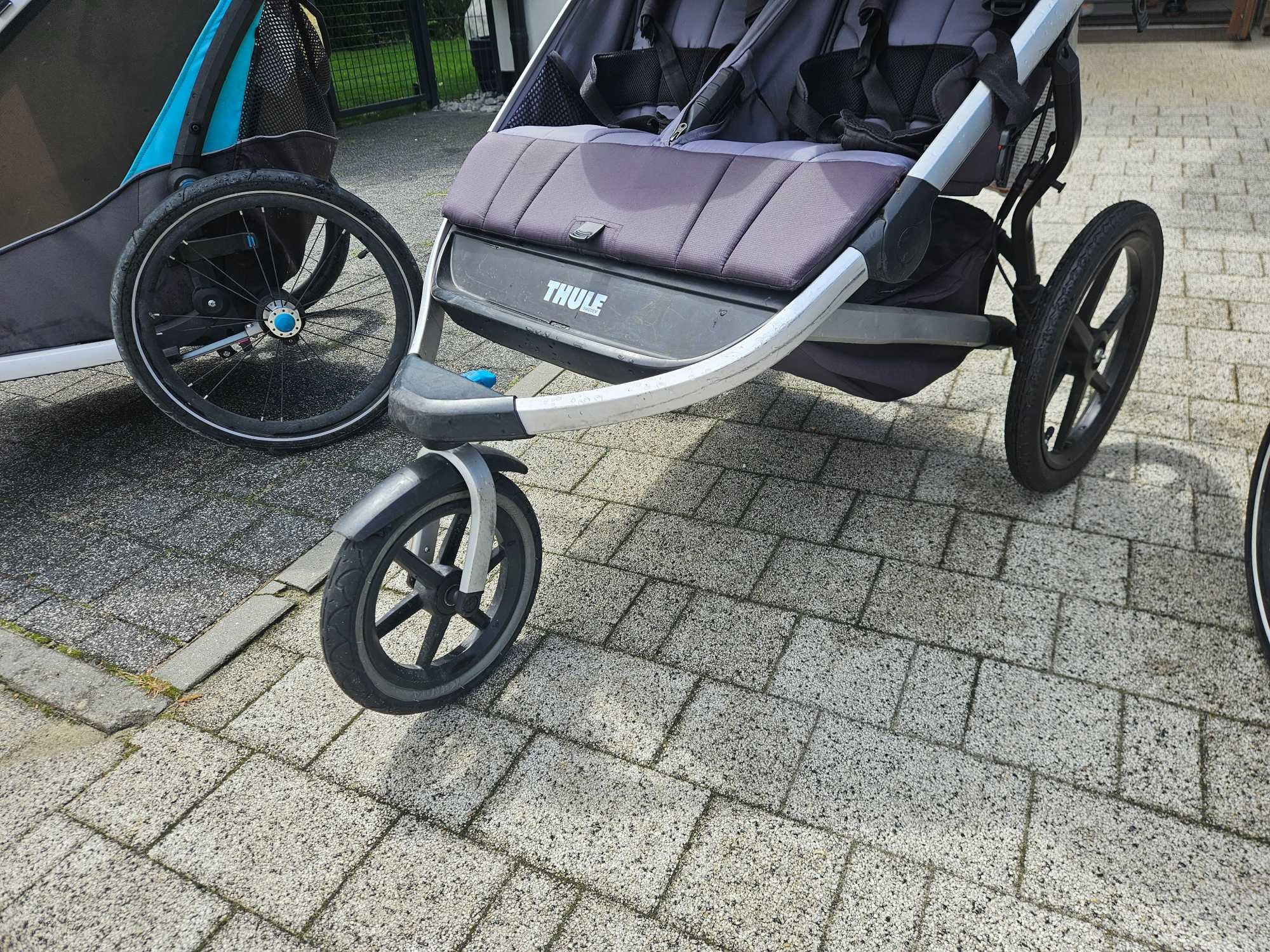 Wozek dzieciecy Thule Urban Glide 2 dwojka komplet gratis