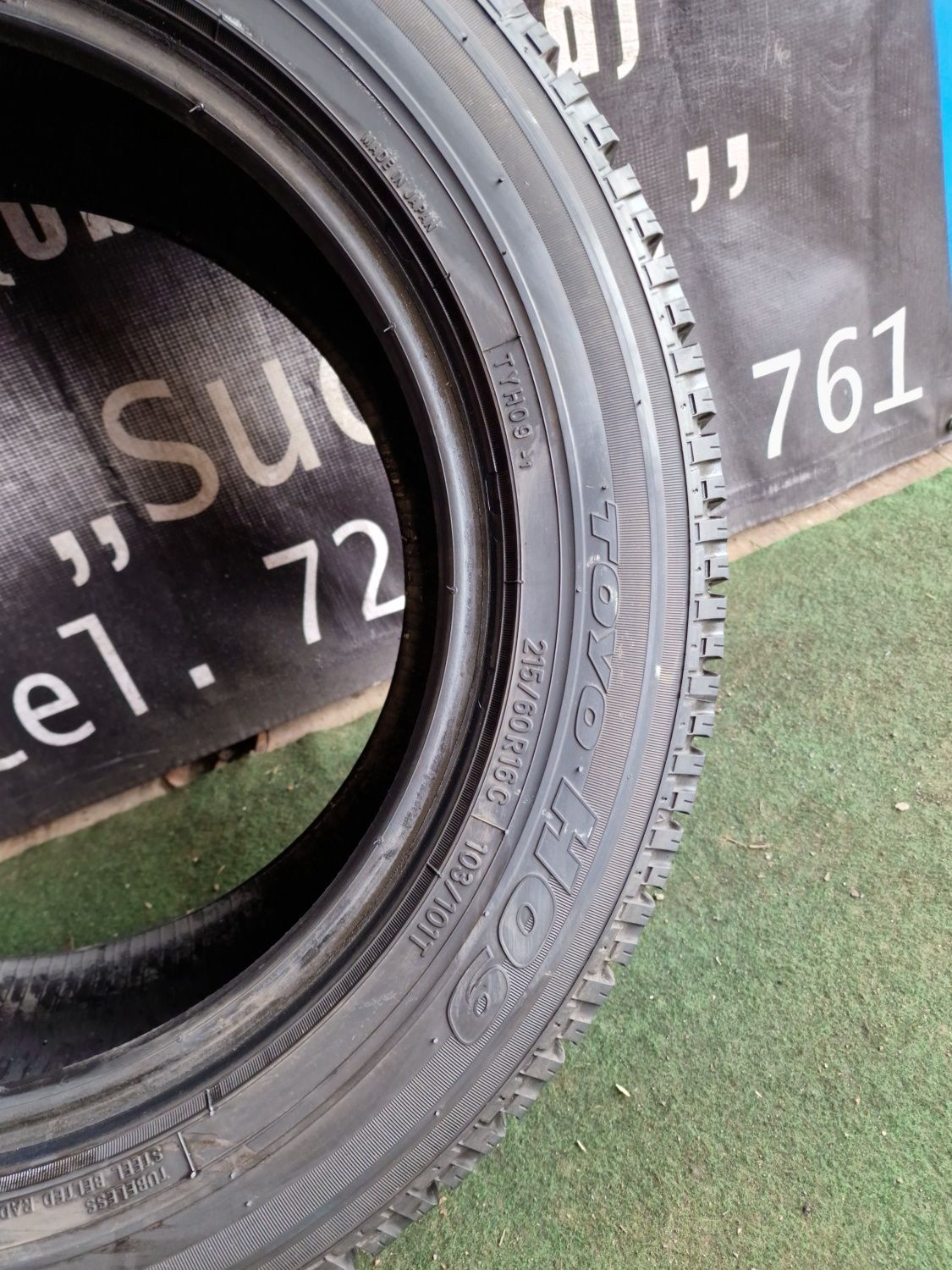 Opony zimowe 215/60/16C Toyo Bus wzmacniane Para 8.7mm
