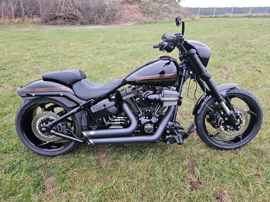 Harley-Davidson FXSB Breakout FXSE Pro Street CVO 110 Screamin Eagle Vance&Hines