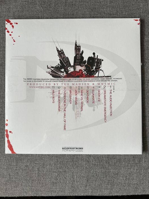 Mnemic: Audio Injected Soul - LP Limited Edition Red Vinyl folia