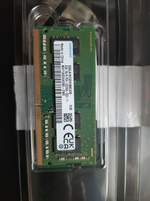 Оперативна пам'ять для ноутбука,  samsung DDR4 3200, 4 GB