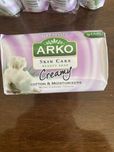 Mydło ARKO w kostce 43 sztuki Cotton&Cream