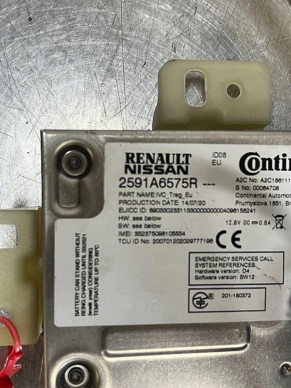 Modul Sterownik Bluetooth Renault Captur Ii Clio V 2591A6575R