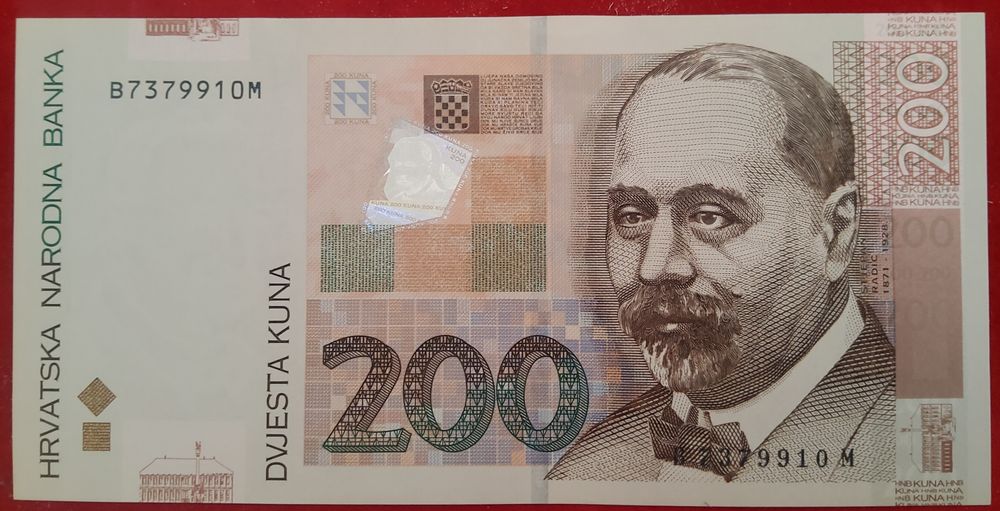 CROÁCIA 200 KUNA 2012/ UNC = 45€