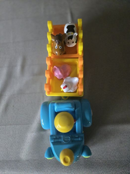 Traktor ze zwierzątkami interaktywna zabawka