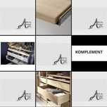 58cm. KOMPLEMENT ikea pax elementy montażowe prowadnica L+P szuflada