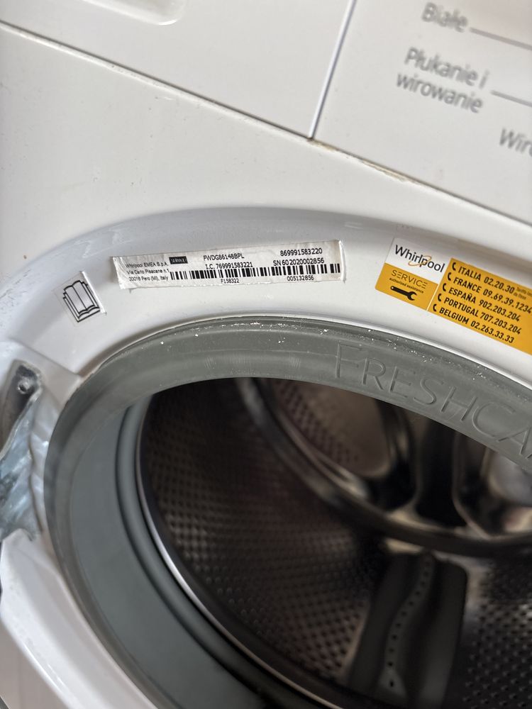 Pralko suszarka Whirpool PWDG861488