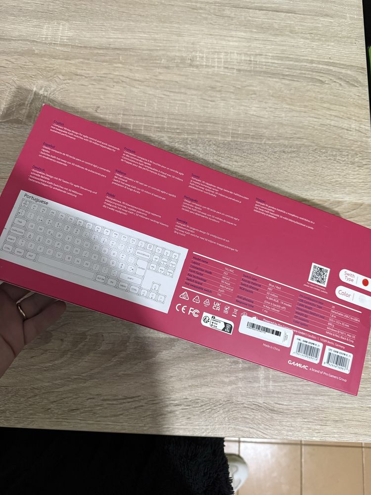 Teclado Gamiac TKL RGB