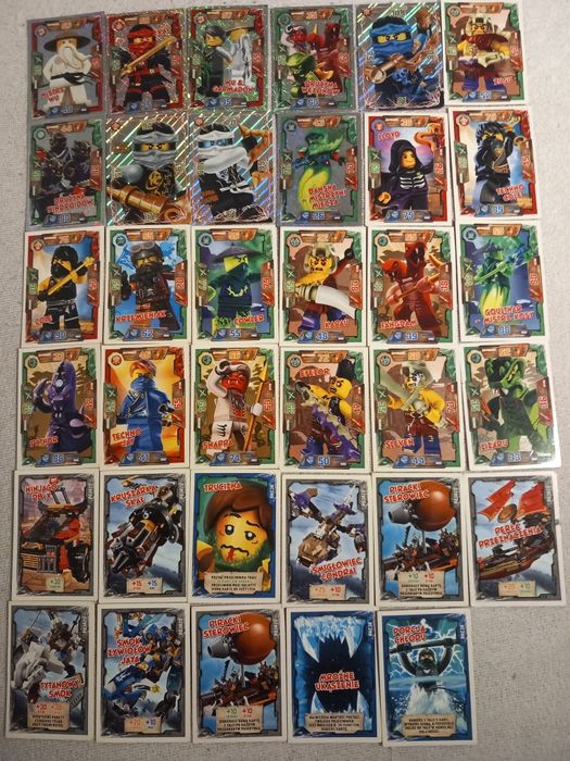 Karty lego ninjago z serii 1 2016