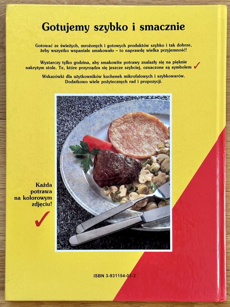 Książka kucharska A4, „Gotujemy szybko i smacznie” Sabine von Imhoff