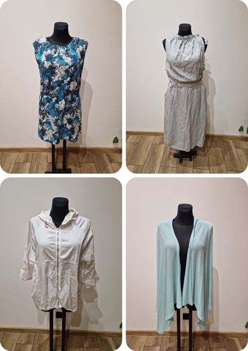 Paczka paka zestaw worek torba ubrań damskich L XL