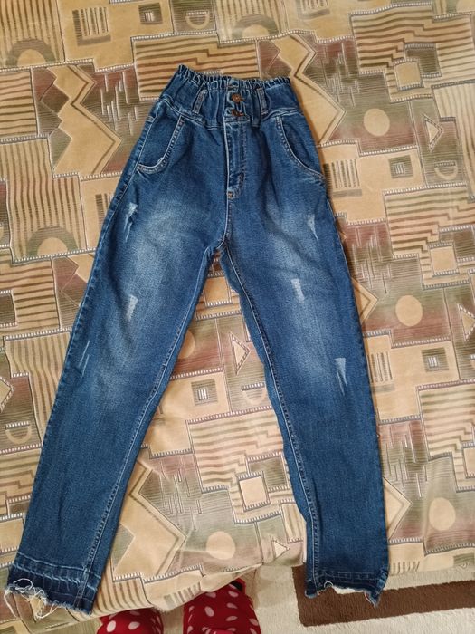 Джинси  paperbag жіночі 34 розмір