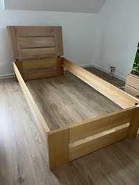 Łóżko z nakastlikiem 185x90 z litego drewna