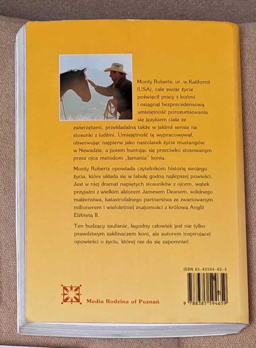 Człowiek który słucha koni 1998 Monty Roberts unikat