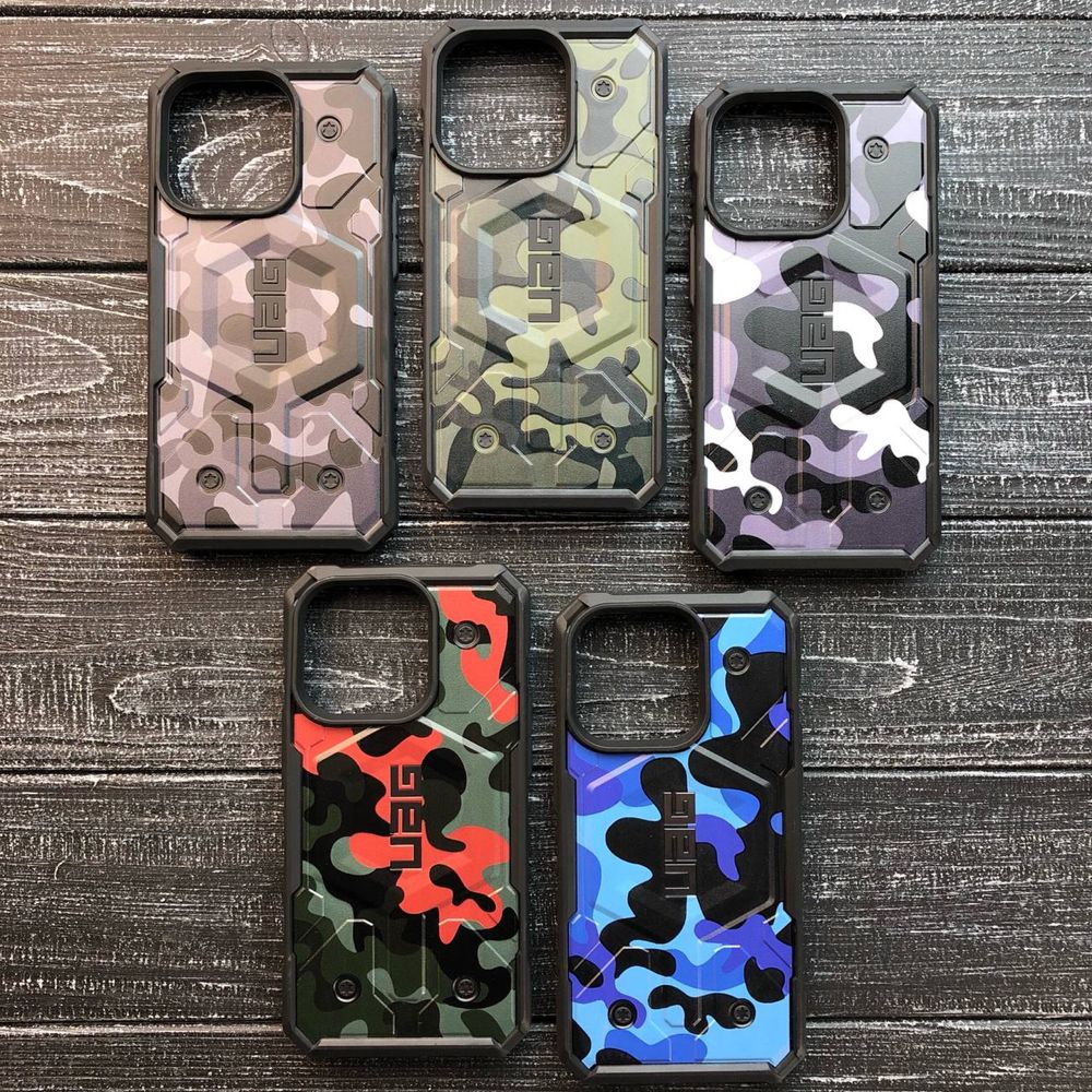 Чехол UAG юаг на iPhone 12 13 14 Pro Max хаки камуфляж военный